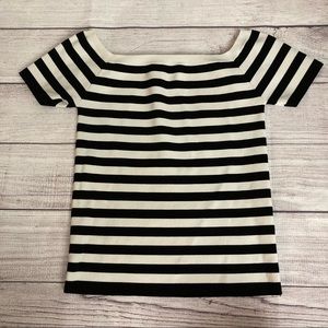 Forever 21 Contemporary Striped Ballet Top